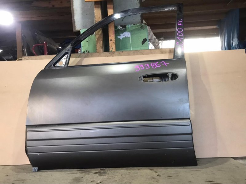 Дверь TOYOTA LAND CRUISER CYGNUS UZJ100 2UZ-FE 2005 передняя левая (б/у)