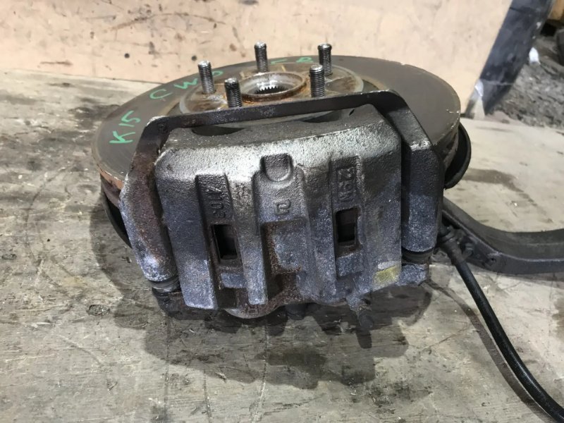 Суппорт HONDA ACCORD CW2 K24A 2013 передний правый (б/у)