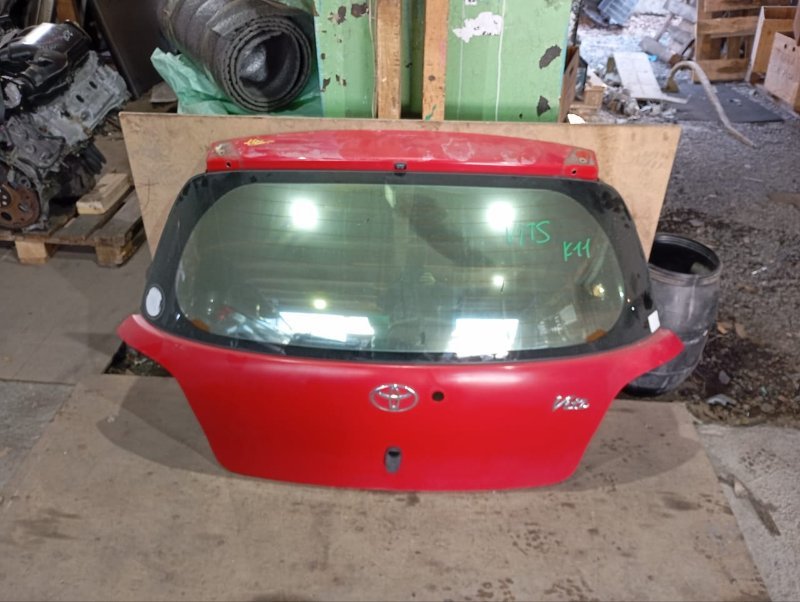 Дверь задняя TOYOTA VITZ SCP10 1SZ-FE 2000 задняя (б/у)