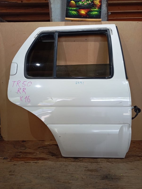 Дверь NISSAN TERRANO TR50 ZD30DDTI 2000 задняя правая (б/у)