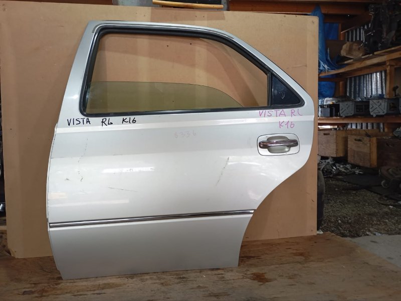 Дверь TOYOTA VISTA ZZV50 1ZZ-FE 2003 задняя левая (б/у)