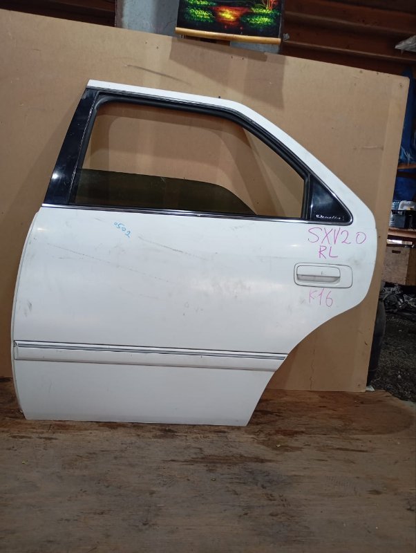 Дверь TOYOTA MARK II QUALIS SXV20 5S-FE 2000 задняя левая (б/у)