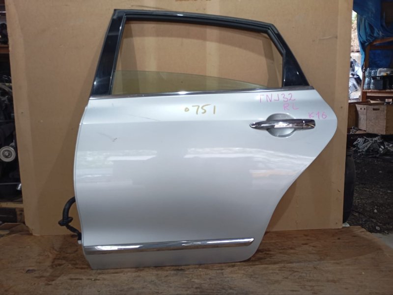 Дверь NISSAN TEANA TNJ32 QR25DE 2012 задняя левая (б/у)