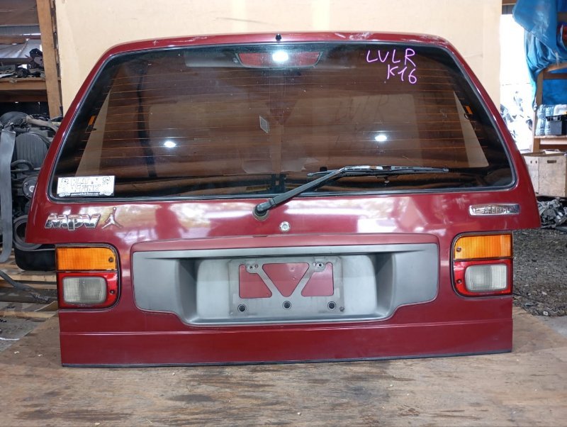 Дверь задняя MAZDA MPV LVLR WL-T 1996 задняя (б/у)