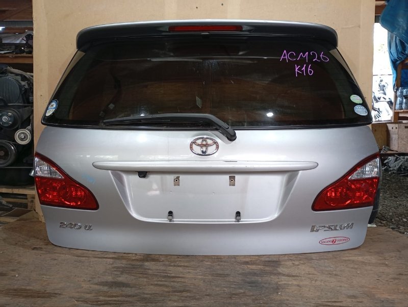 Дверь задняя TOYOTA IPSUM ACM26 2AZ-FE 2007 задняя (б/у)