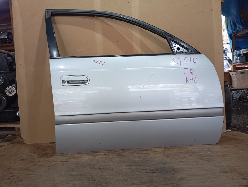 Дверь TOYOTA CALDINA ST210 3S-FE 1999 передняя правая (б/у)