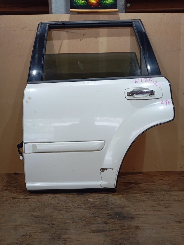 Дверь NISSAN X-TRAIL NT30 QR20DE 2003 задняя левая (б/у)
