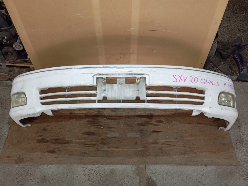 Бампер TOYOTA MARK II QUALIS SXV20 5S-FE 2000 передний (б/у)