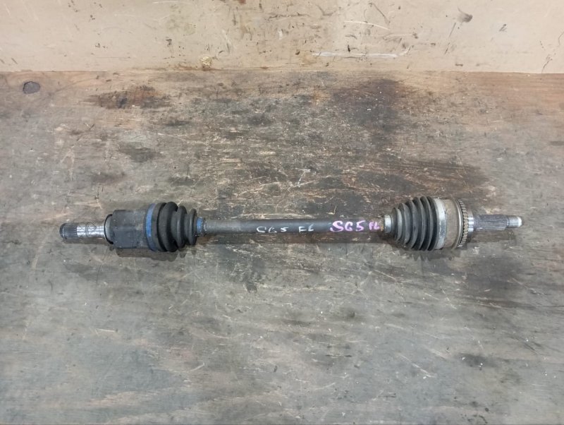 Привод SUBARU FORESTER SG5 EJ203 2006 передний левый (б/у)