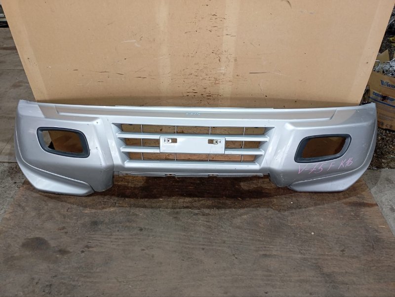 Бампер MITSUBISHI PAJERO V75W 6G74 2002 передний (б/у)
