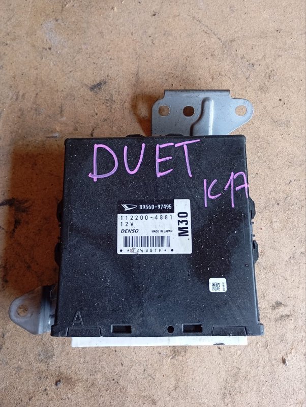 Блок управления efi TOYOTA DUET M100A EJ-VE 2002 (б/у)