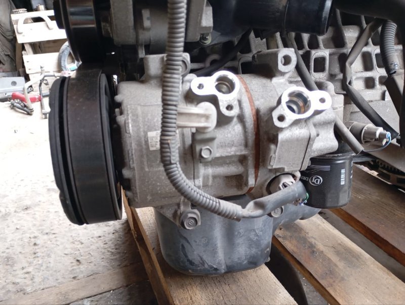 Компрессор кондиционера TOYOTA WISH ZNE10 1ZZ-FE 2007 (б/у)