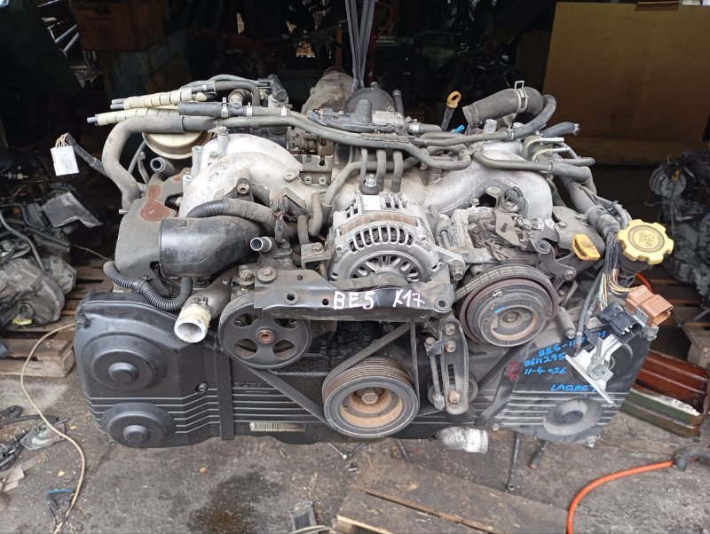 Двигатель SUBARU LEGACY BE5 EJ206DXEBE 2002 (б/у)