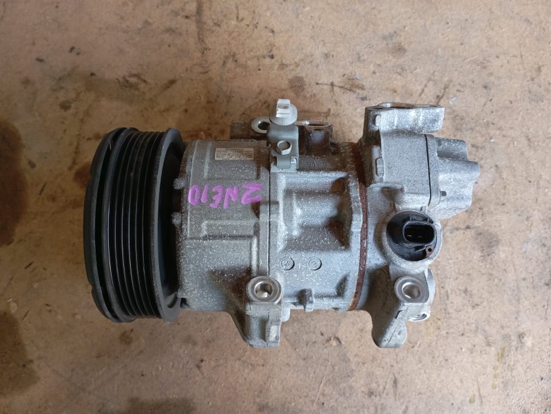 Компрессор кондиционера TOYOTA WISH ZNE10 1ZZ-FE 2007 (б/у)
