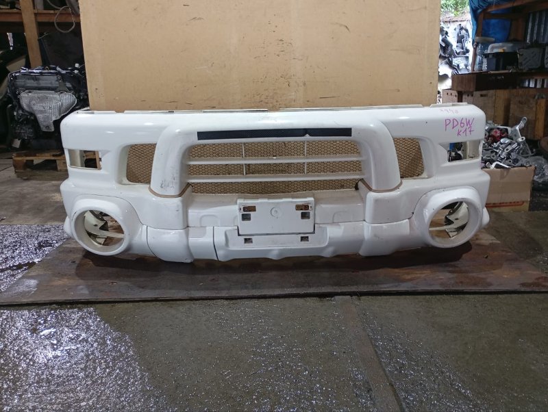Бампер MITSUBISHI DELICA PD6W 6G72 2003 передний (б/у)