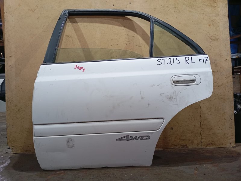 Дверь TOYOTA CARINA ST215 3S-FE 2000 задняя левая (б/у)