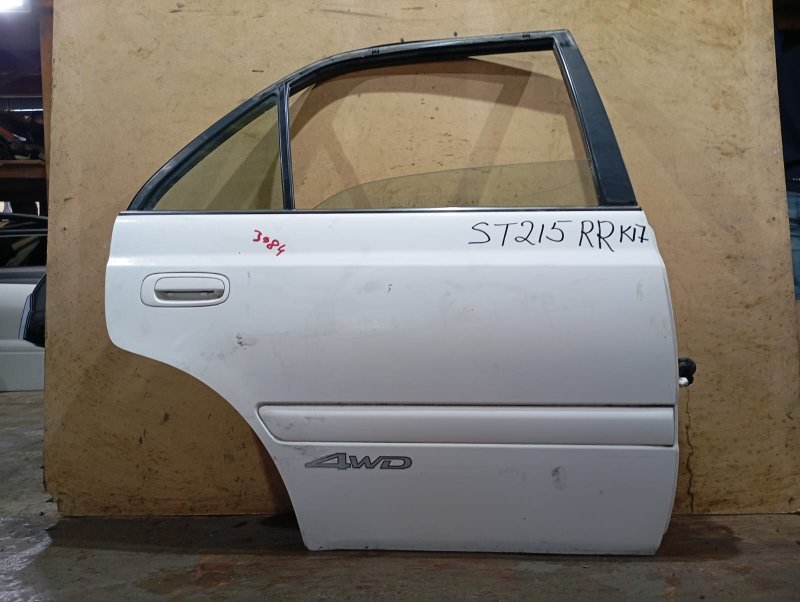 Дверь TOYOTA CARINA ST215 3S-FE 2000 задняя правая (б/у)