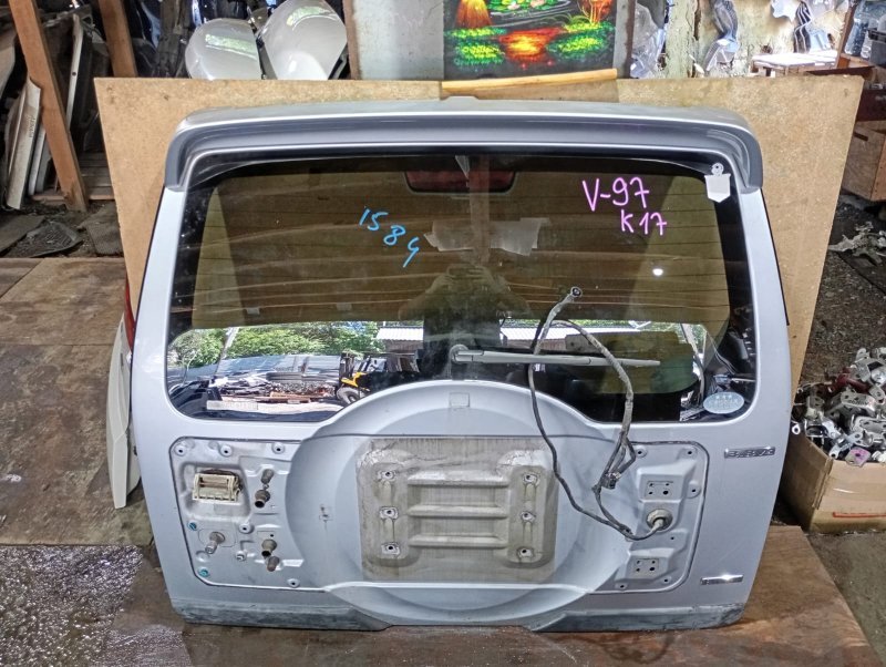Дверь задняя MITSUBISHI PAJERO V97W 6G75 2008 задняя (б/у)