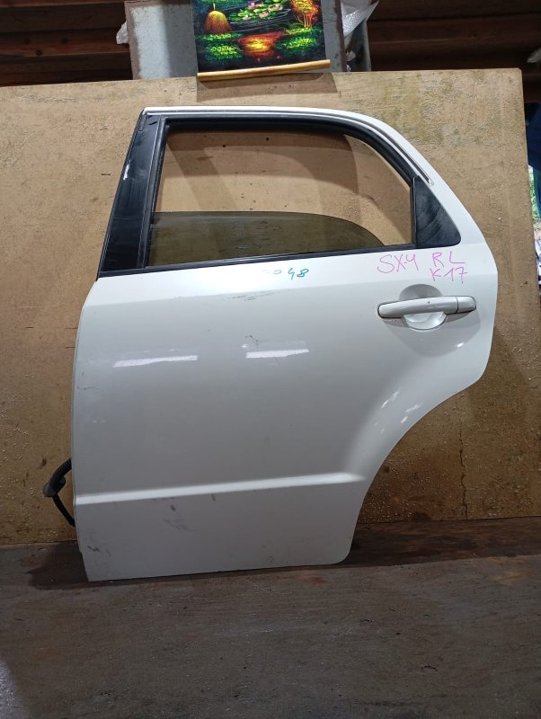 Дверь SUZUKI SX4 YB41S J20A 2009 задняя левая (б/у)