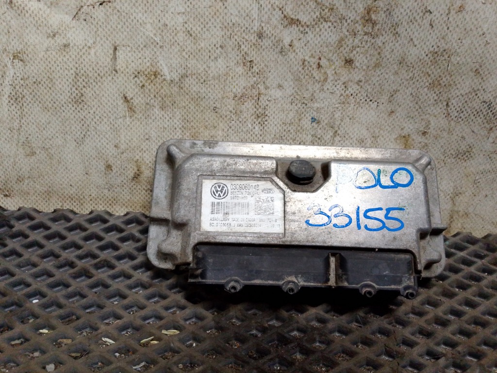 Блок управления двигателем Volkswagen Polo 2014 612 CFN 03C906014B контрактная