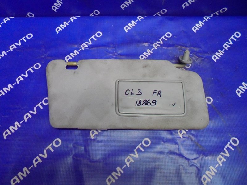 Запчасть козырек солнцезащитный правый HONDA TORNEO CL3 F20B 83230-S0A-902 контрактная Козырек солнцезащитный правый HONDA TORNEO CL3 F20B 83230-S0A-902 контрактная