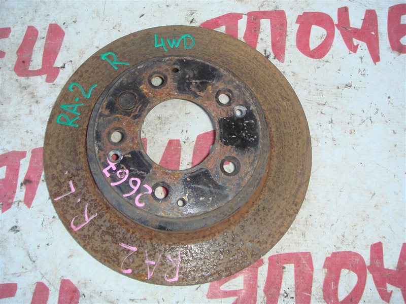 Тормозной диск Honda Odyssey RA2 F22B задний (б/у)