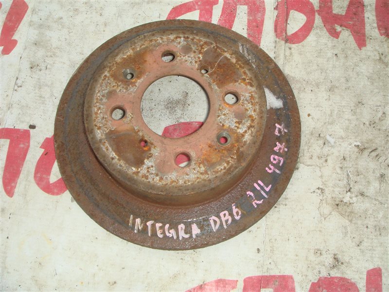 Тормозной диск Honda Integra DB6 ZC задний (б/у)