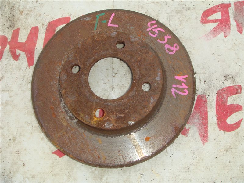 Тормозной диск Nissan Ad NY12 HR15DE передний (б/у)