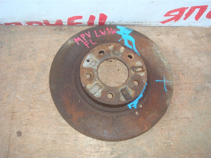 Тормозной диск Mazda Mpv LW3W L3VE передний (б/у)