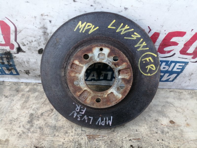 Тормозной диск Mazda Mpv LW3W L3VE передний (б/у)