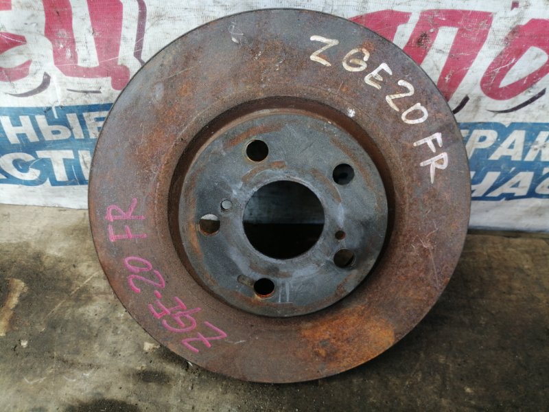 Тормозной диск Toyota Wish ZGE20 2ZR-FAE передний (б/у)