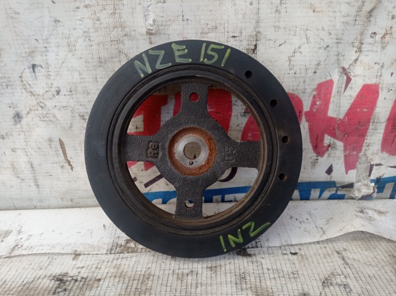 Шкив коленвала Toyota Corolla Rumion NZE151 1NZ-FE (б/у)