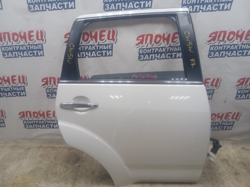 Дверь Mitsubishi Outlander CW5W 4B12 задняя правая (б/у)