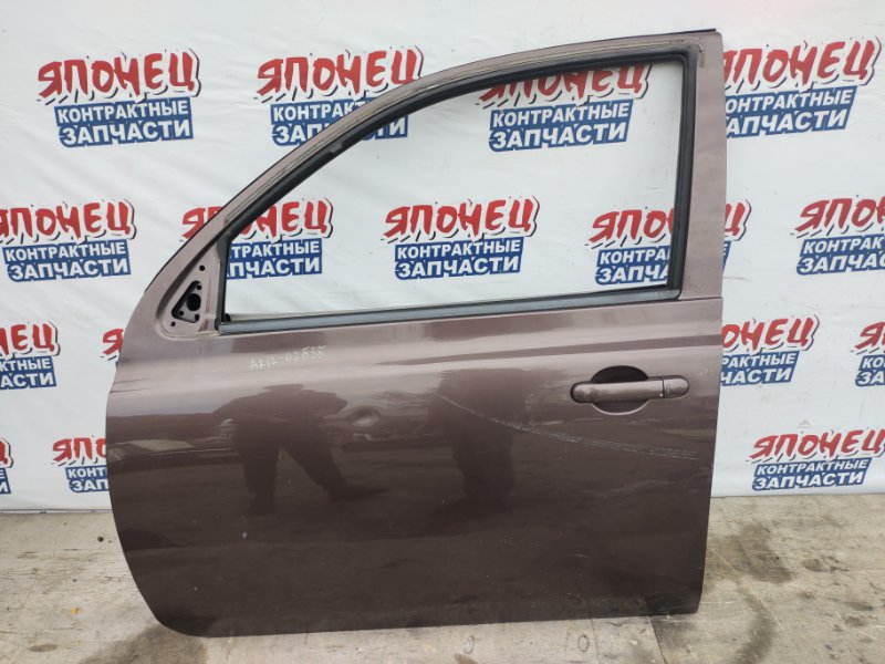 Дверь Nissan March AK12 CR12DE передняя левая (б/у)