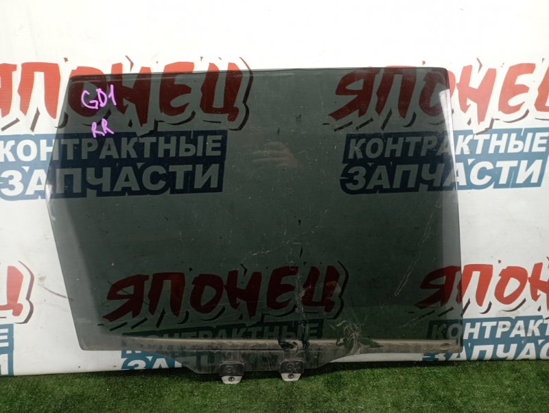 Стекло двери Honda Fit GD1 L13A заднее правое (б/у)