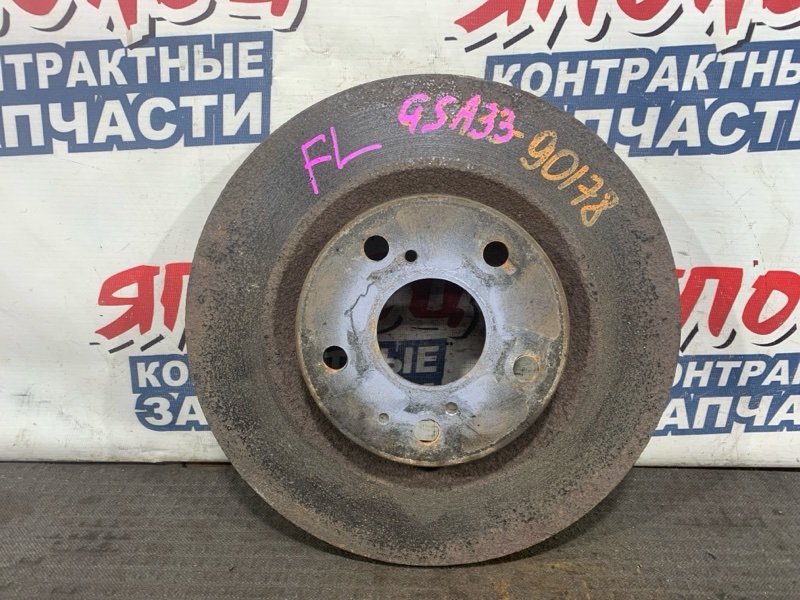 Тормозной диск Toyota Rav4 GSA33 3ZR-FAE передний (б/у)