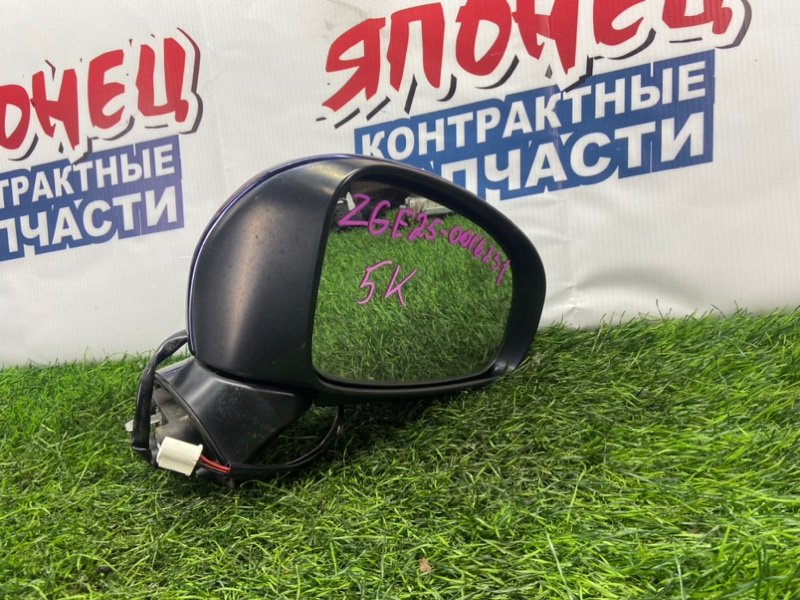 Зеркало Toyota Wish ZGE25 2ZR-FAE правое (б/у)