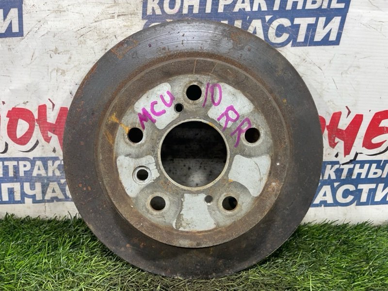 Тормозной диск Toyota Harrier MCU10 1MZ-FE задний (б/у)