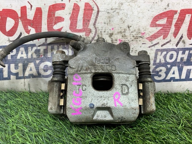 Суппорт Toyota Passo KGC10 1KR-FE передний правый (б/у)
