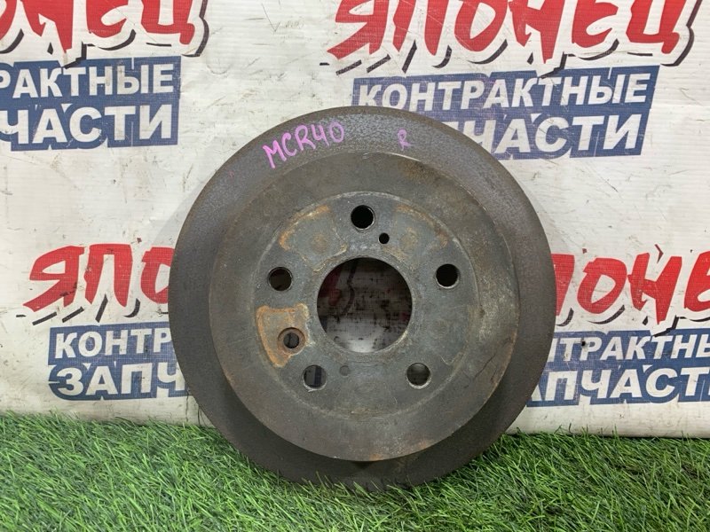 Тормозной диск Toyota Estima MCR40 1MZ-FE задний (б/у)