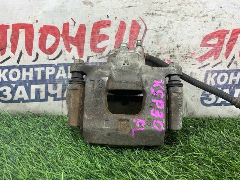 Суппорт Toyota Vitz KSP130 1KR-FE передний левый (б/у)