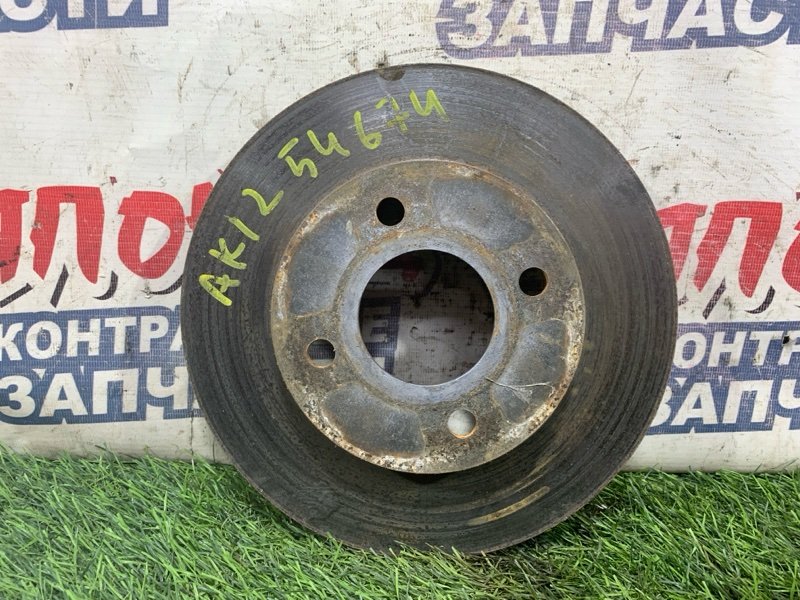Тормозной диск Nissan March AK12 CR12DE передний (б/у)