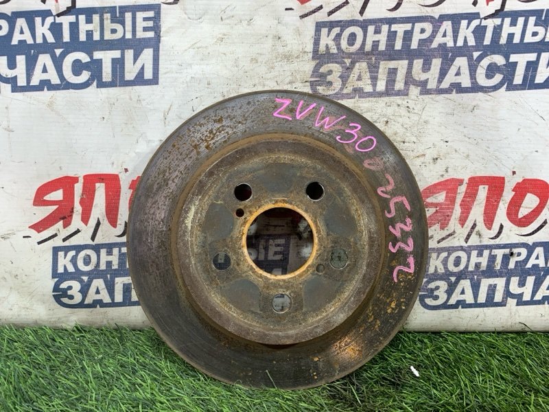 Тормозной диск Toyota Prius ZVW30 2ZR-FXE задний (б/у)