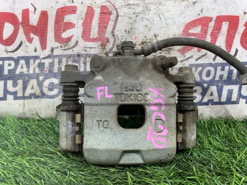 Суппорт Toyota Passo KGC30 1KR-FE передний левый (б/у)