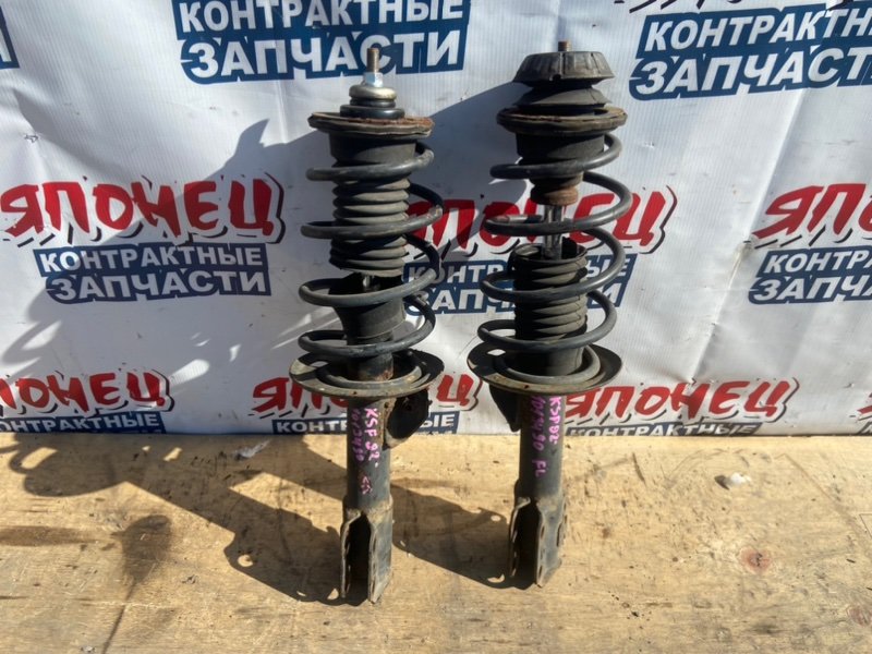 Стойка Toyota Belta KSP92 1KR-FE передняя (б/у)
