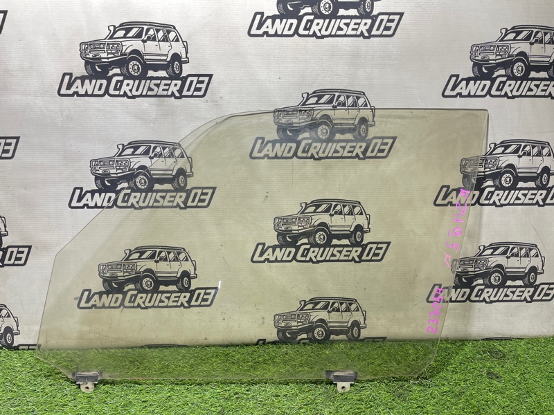 Стекло двери Toyota Land Cruiser Prado KZJ95 1KZ-TE переднее левое (б/у)