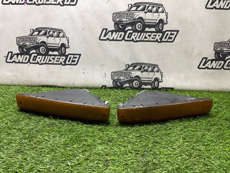 Повторитель бамперный TOYOTA LAND CRUISER FZJ80 1FZ-FE передний (б/у)