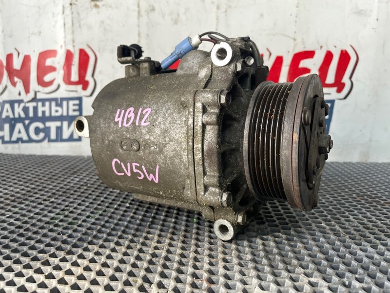 Компрессор кондиционера Mitsubishi Delica D5 CV5W 4B12 2007 (б/у)