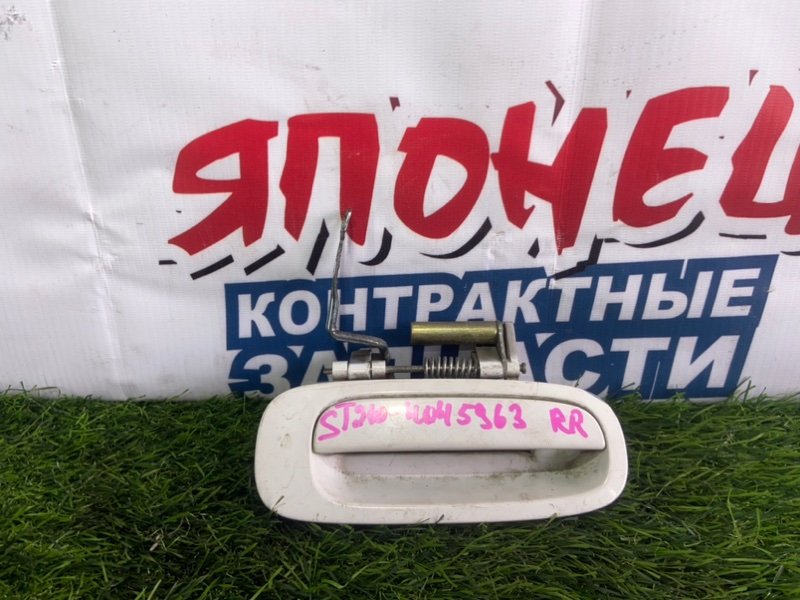 Ручка двери внешняя TOYOTA CALDINA ST210 3S-FE задняя правая (б/у)