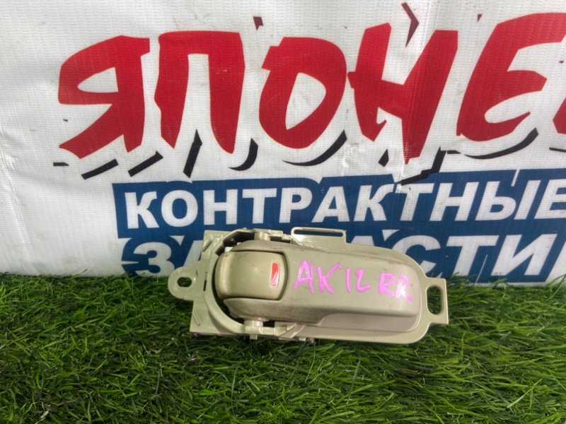 Ручка двери внутренняя NISSAN MARCH AK12 CR12DE задняя правая (б/у)